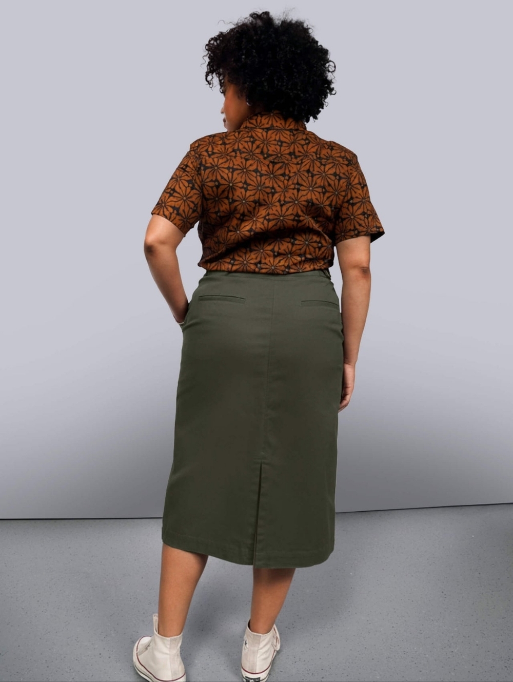Wildfang The Essential Cotton Twill Utility Wrap Skirt - Picture 13 of 15